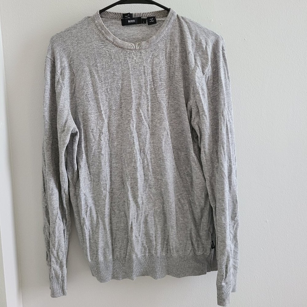 HUGO BOSS - Men's Gray Sweater - Size M